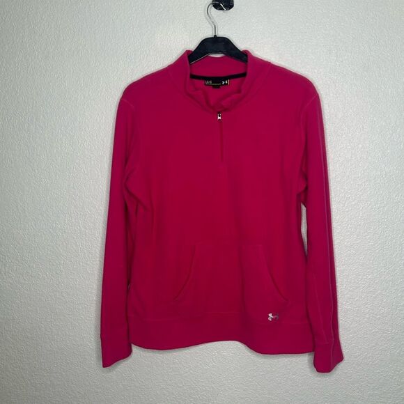 Woman’s Under Armour Pink Pullover Size Large - Picture 1 of 5